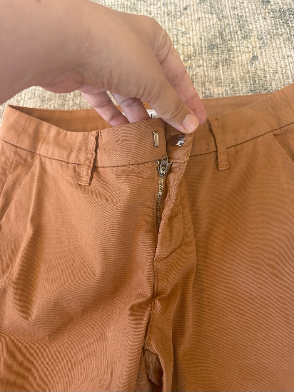 NWOT Frank & Eileen Wicklow Italian Chino Pants Terracotta Coastal Size 2 - Picture 4 of 9
